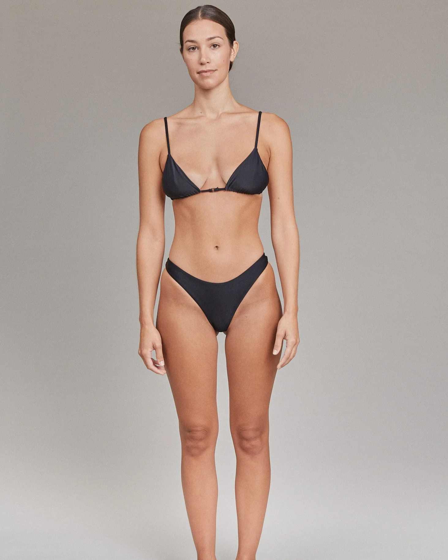 Acacia: Wren Triangle Bikini Top - Black - Image 3