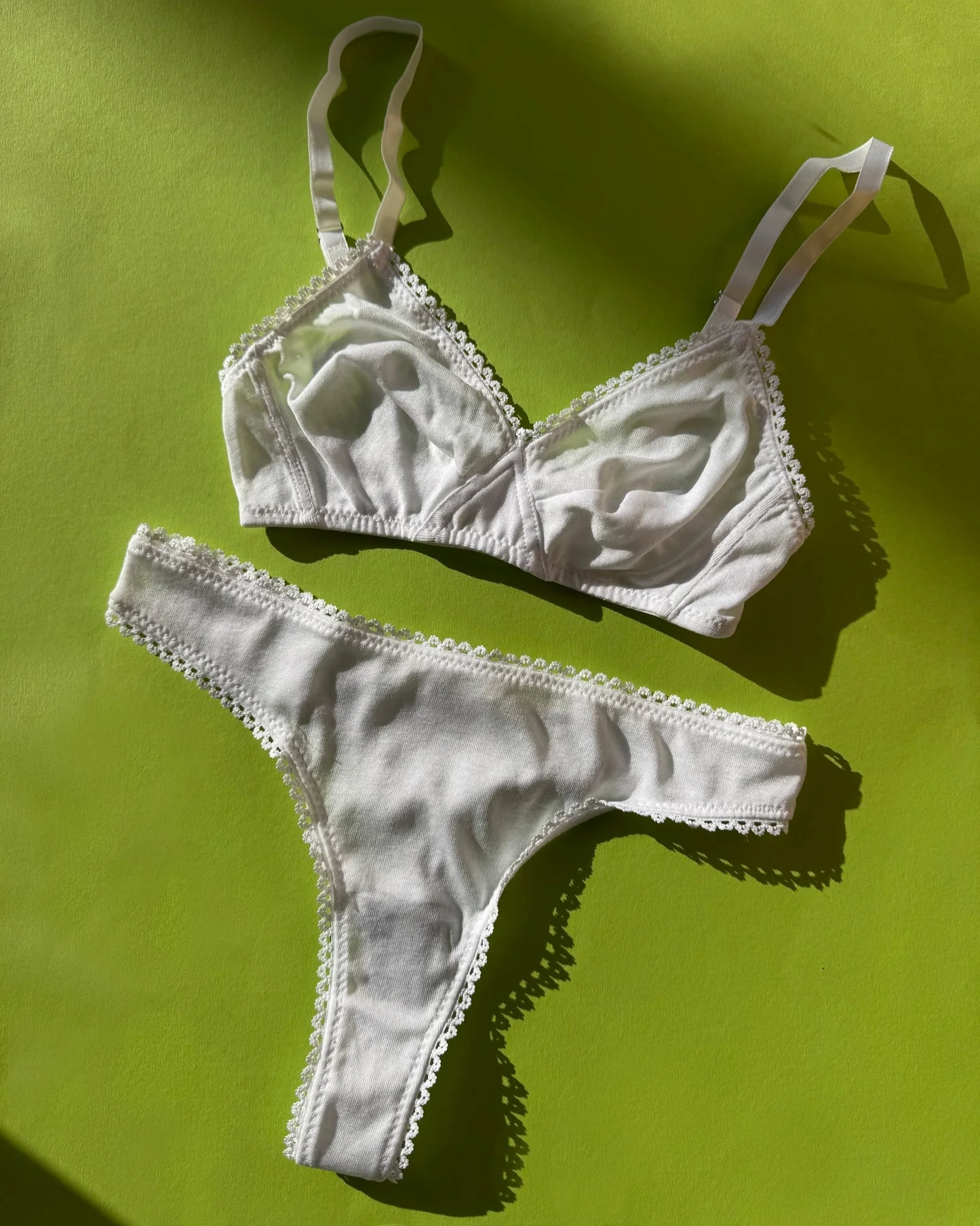 Araks: Stella Cotton Thong - White - Image 5