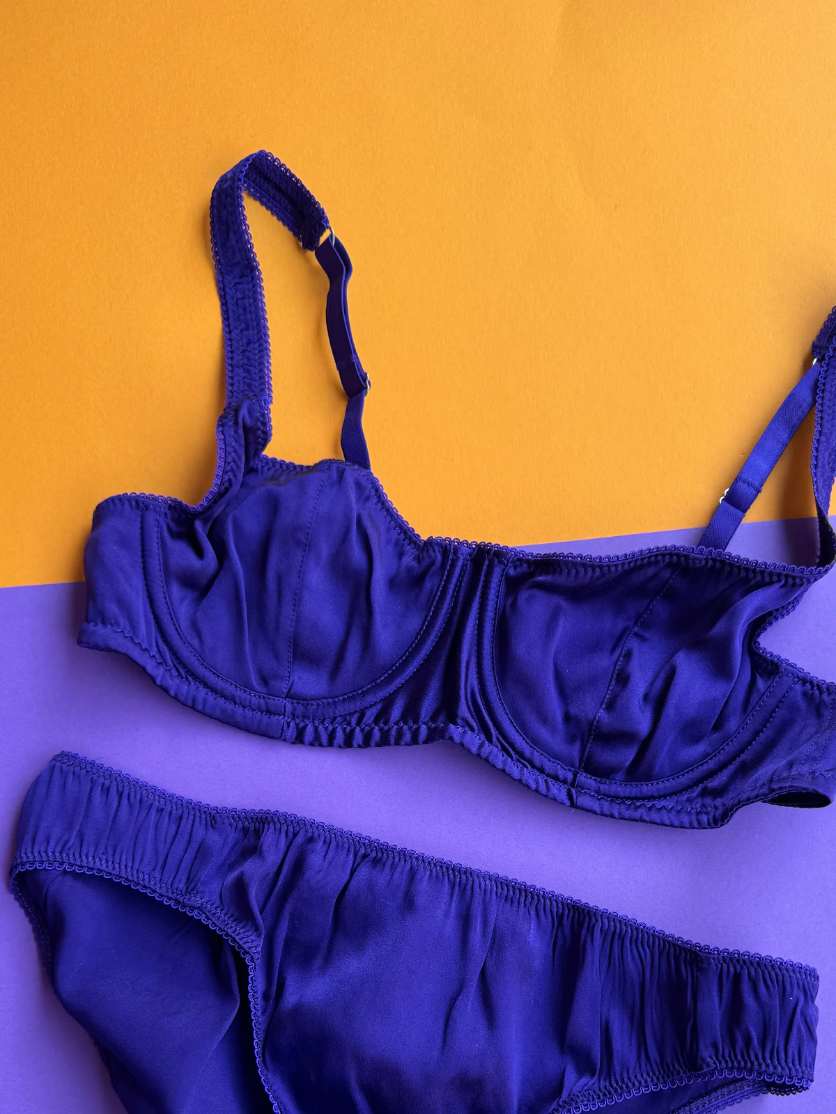 Araks: Gita Silk Underwire Bra - Aster - Image 4