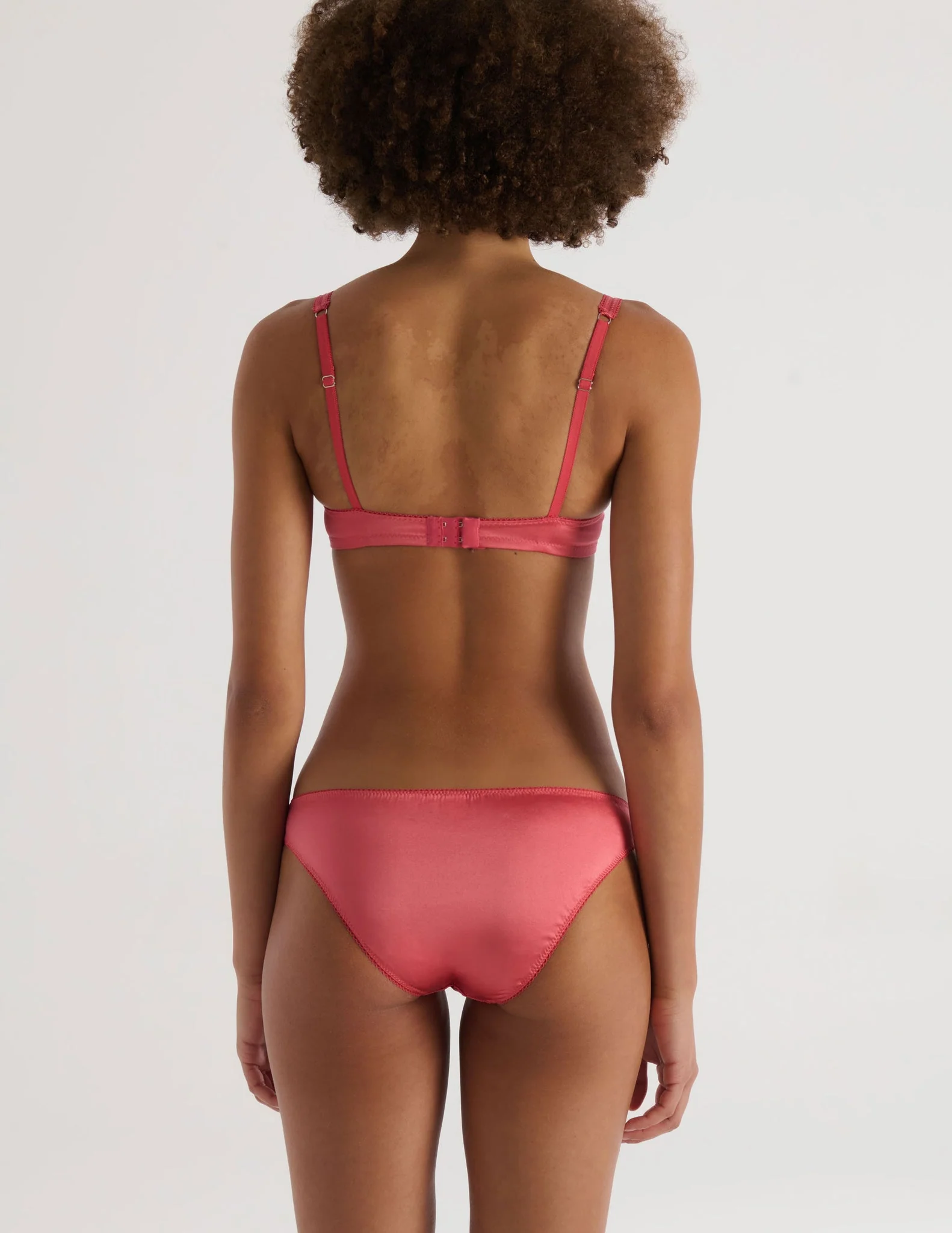 Araks: Gita Silk Underwire Bra - Rose - Image 4