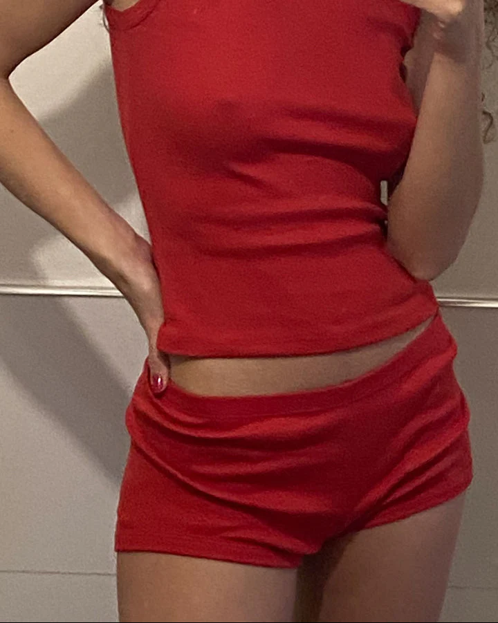 Calomel: Sumaq Short - Red - Image 4