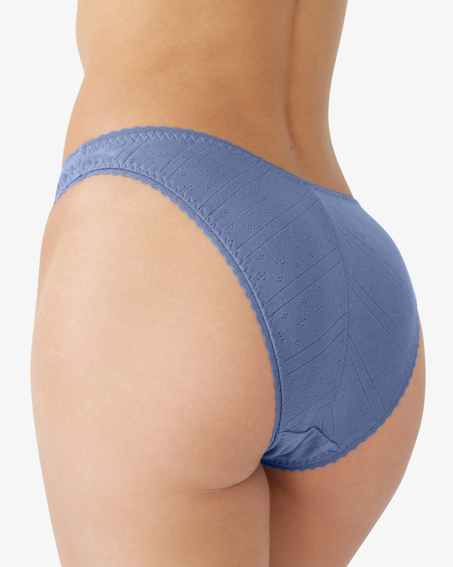 Cou Cou Intimates: The High Rise Brief - French Blue - Image 3
