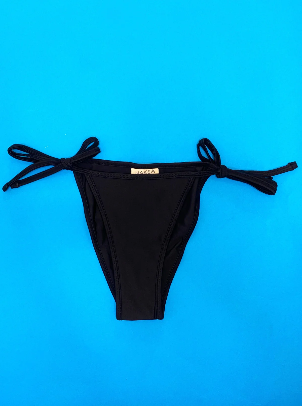 Hakea: Beam Tie Bikini Bottom - Black - Image 3