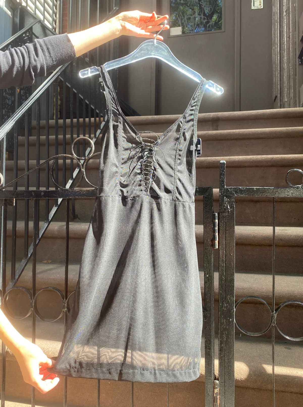 Kayleigh Peddie: Robbi Lace Up Mesh Dress - XS, Last One! - Image 4