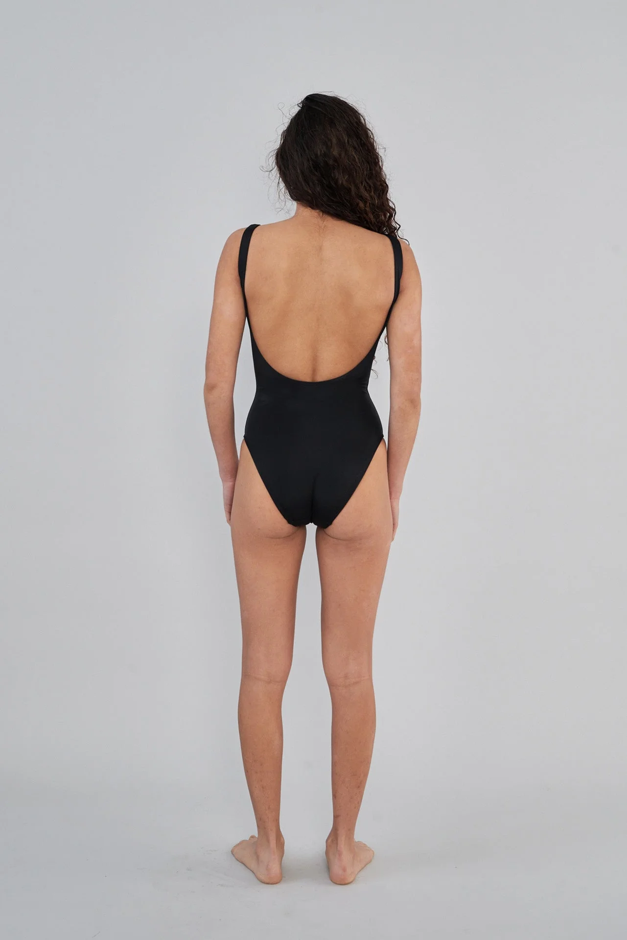 Nu Swim: Pistachio Scoop Back One Piece - Black - Image 6