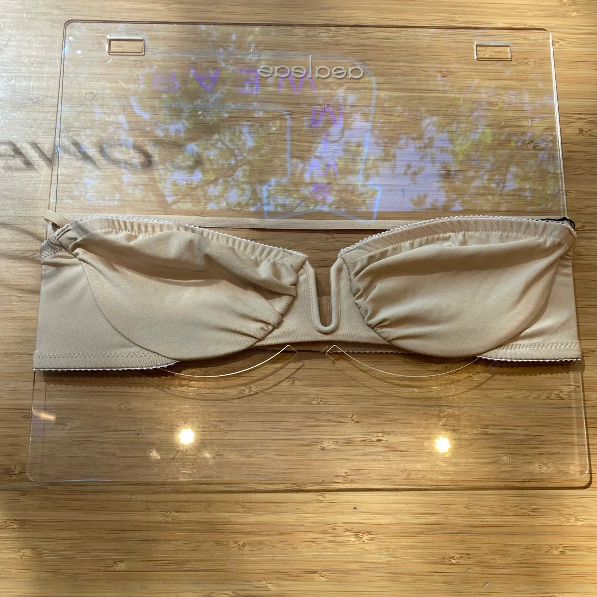 Only Hearts: Second Skins Strapless/Halter Bra - Beige - Image 4