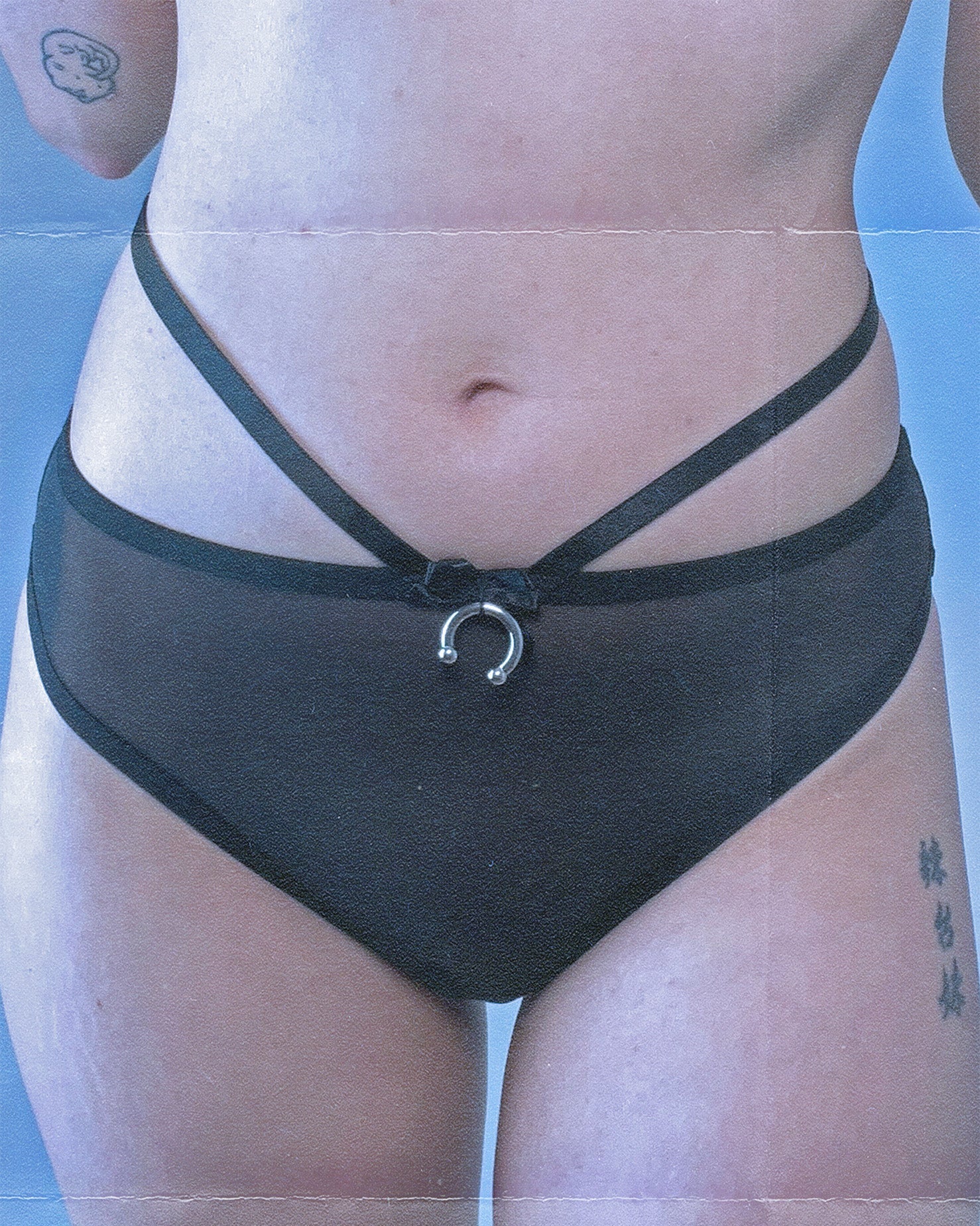 The End: Addicted To You Strappy Brief - Black - Image 3