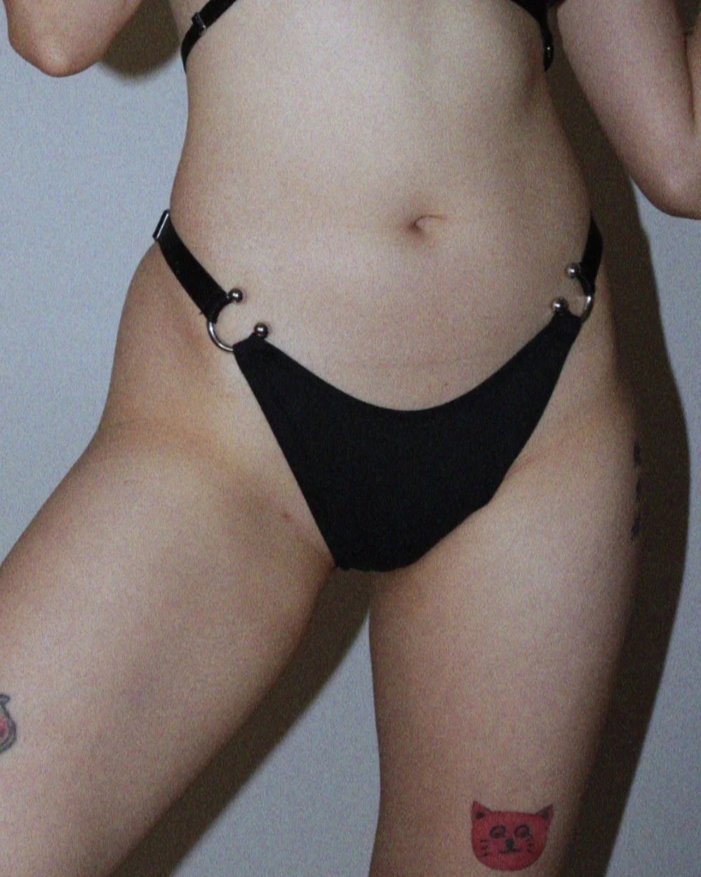 The End: Chain Dipped Cotton Brief - Black - Image 3