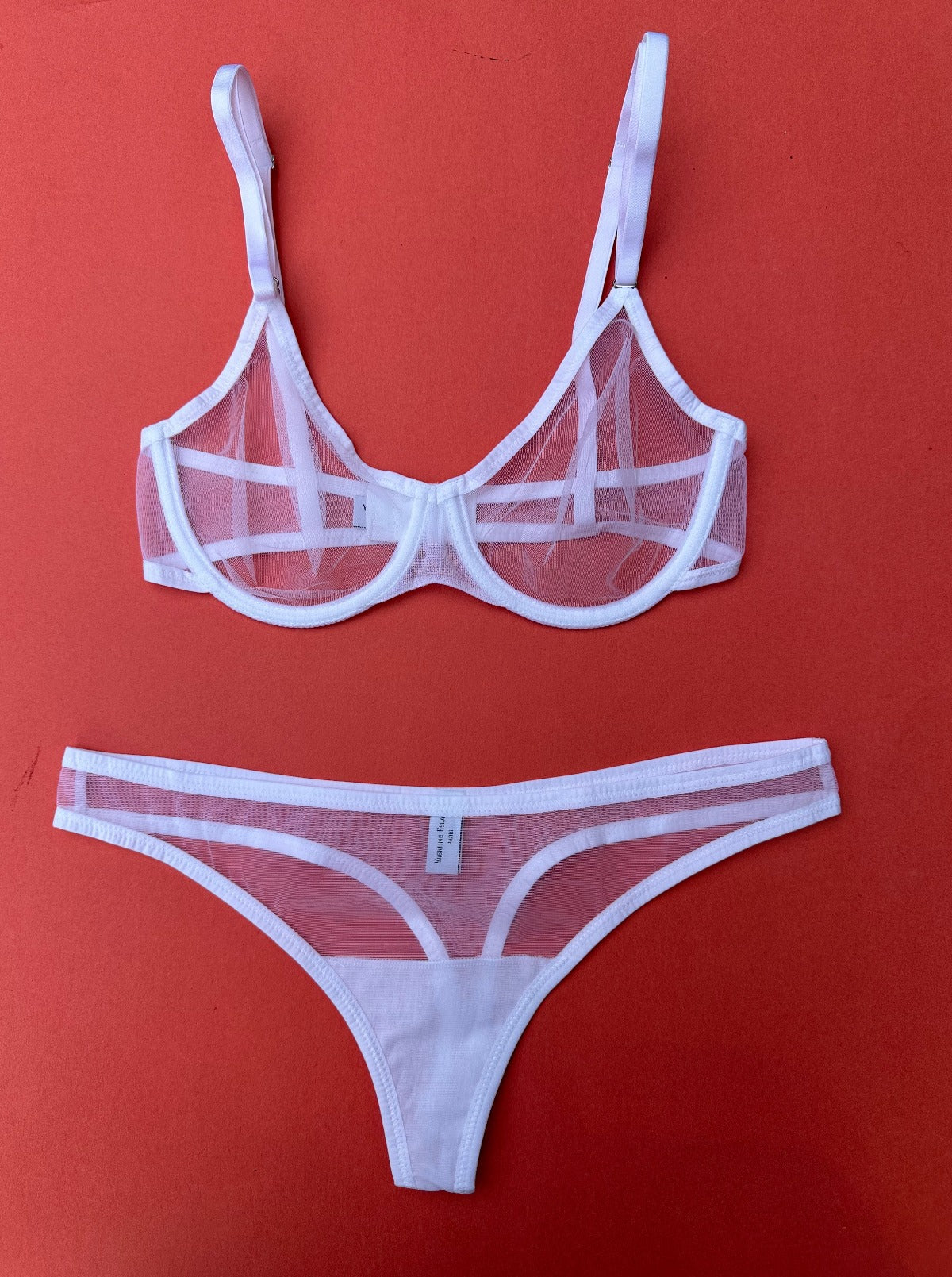 Yasmine Eslami: Jeanne Mesh Underwire Bra - 34E - Image 4